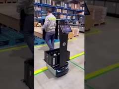 Intelligentes AMR-Auto: Effiziente und autonome Materialbearbeitung