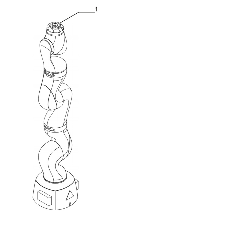 kuka flexible Verbreitung 800mm des kleinen Roboterarm-Greifers für Versammlung LBR iiwa 7 R800