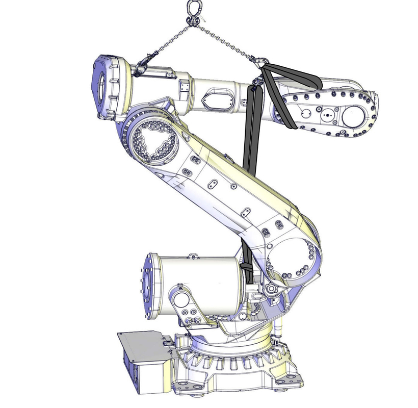 Roboter-Arm-Nutzlast 300kg ABB IRB 6700 kleine, die schwere Spanne der Gegenstand-2.7m greift