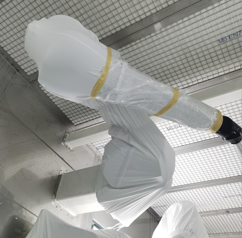 ABB-Roboter-Abdeckungs-Schutz-Kleidung feuerfest in der Autofabrik-Farben-Werkstatt