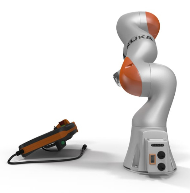Kleiner Kuka-Roboter-Arm kostete LBR Iiwa, wenn er Komponente behandelte, wirbelt 7 Dof der Roboterarm