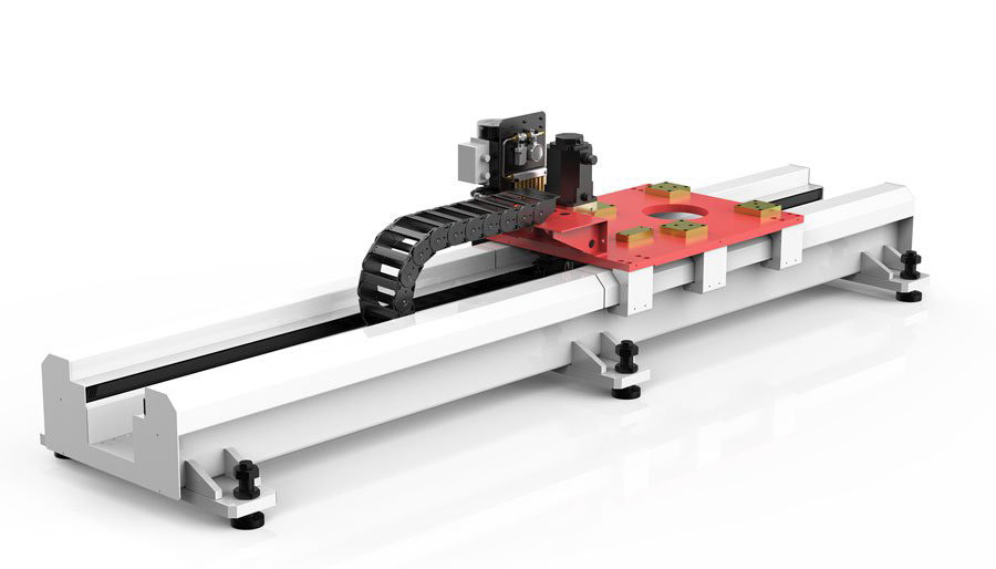 Justierbarer Roboter-linearer Schiene Cnc, der für halbgeschlossene Schiene in der rauen Umwelt verstärkt