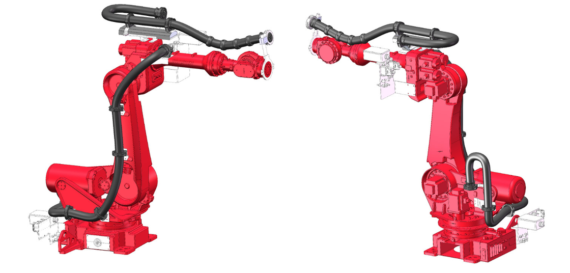 ABB 6640 Achsen-Rohrleitung der Roboter-Kleiderpaket-längere schweißende Befestigungs-Lebensdauer-eine bis sechs