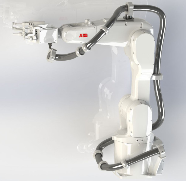 ABB 6640 Achsen-Rohrleitung der Roboter-Kleiderpaket-längere schweißende Befestigungs-Lebensdauer-eine bis sechs