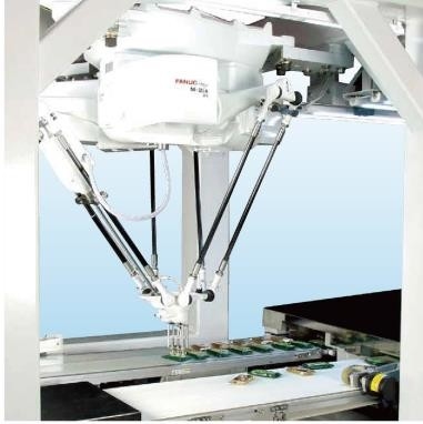 Paralleler Roboter-Arm 4 Logistik-Behandlung des dof-Roboterarmversammlung Fanuc-Faust-Radius-800mm