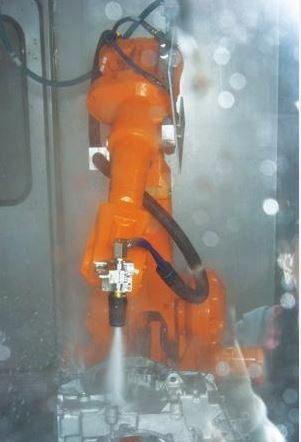 Wasserdichte Roboter-Schutzhauben übersetzen korrosionsbeständiges für Reinigungswerkstatt