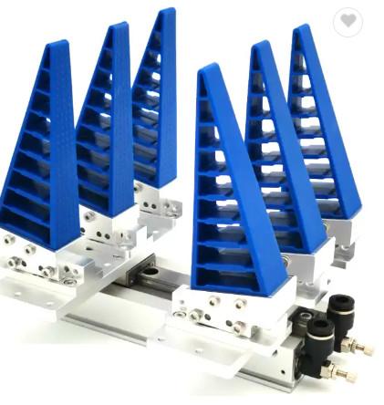 Zwei 4 6 2 Finger-Roboter-Greifer für kleine Teile flexible anpassungsfähige 66 bis 100mm Länge 12 bis 64mm Anschlag