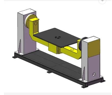 Zweiachsige Achsen-Last 100-1000kg der Abb-Schweißens-Roboter-Stellwerk-Drehscheiben-1200x1200 380v 50-60hz