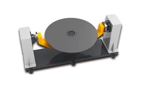 Zweiachsige Achsen-Last 100-1000kg der Abb-Schweißens-Roboter-Stellwerk-Drehscheiben-1200x1200 380v 50-60hz