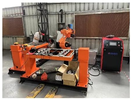 lötende Maschine automatische der Faser-2000W Achsen-Lasers Laser-Schweißens-Roboter-des System-6 für Metallaluminium