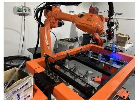 lötende Maschine automatische der Faser-2000W Achsen-Lasers Laser-Schweißens-Roboter-des System-6 für Metallaluminium