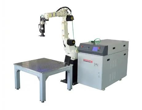 Faser-Roboter-Laser-Schweißens-System-Maschinen-Strahlengang-Mobile-Roboterarm-Impuls-Breite 0.1-20ms
