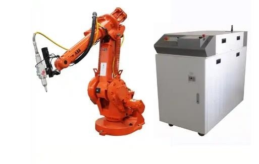 Achsen-Roboter-Arm des Faser-Laser-Schweißens-Roboter-System-ABB Kuka Fanuc 6   Tiefe 0.04-6mm
