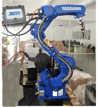 Yaskawa industrielle Achsen-Rohr-Elektroschweißen-Roboter-Maschine AR1440 des Laser-Schweißens-Roboter-System-6