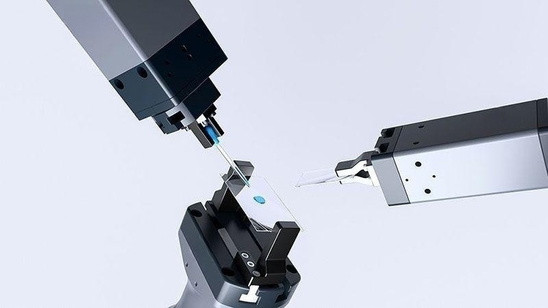 Industrieller Paletten-Roboterarm-Greifer-elektrischer Delta-Roboter-Arm elektrischer Palletizer-Greifer für Flaschen