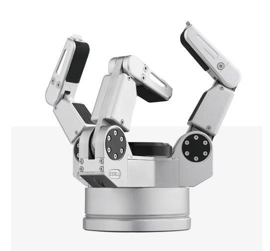 Drei der 3 Finger-anpassungsfähige Roboter-Greifer-System schlägt leicht Reichweite-Selbstgewicht 0.98kg 60W ein