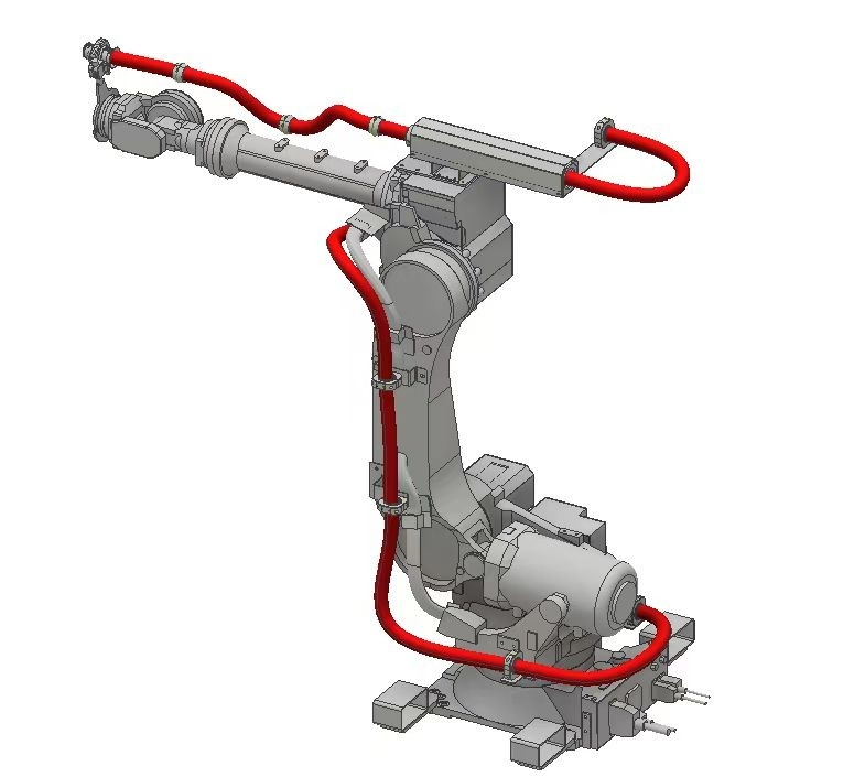 Split-Type-Roboter-Kleidungspaket für das Schweißen 48cm Innendurchmesser Adaptive Roboter-Anwendungen