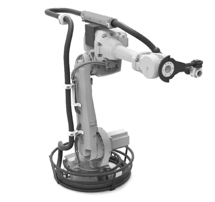 Schwarzfarbiger Roboterbekleidungspaket für Schläger Modell EW-01-HYUNDAI HS220 SD-50-A136