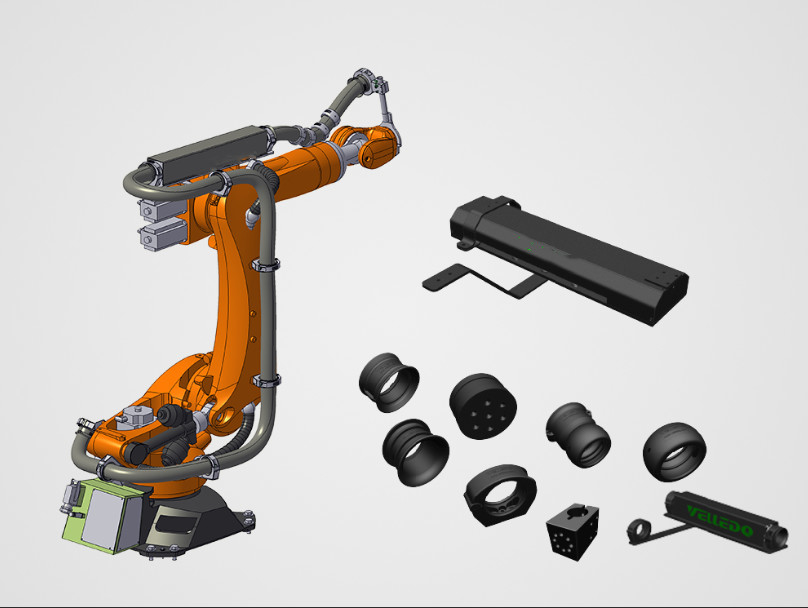 Anpassbares Roboter-Kleid-Pack mit Gummi-Kernmaterialien für Schweißanwendungen