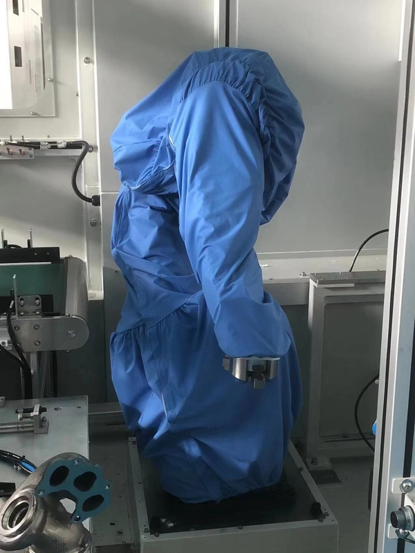 Wasserdichte weiße Polyesterfolie Deckel Schutzhülle aus Nylon für Lackierroboter
