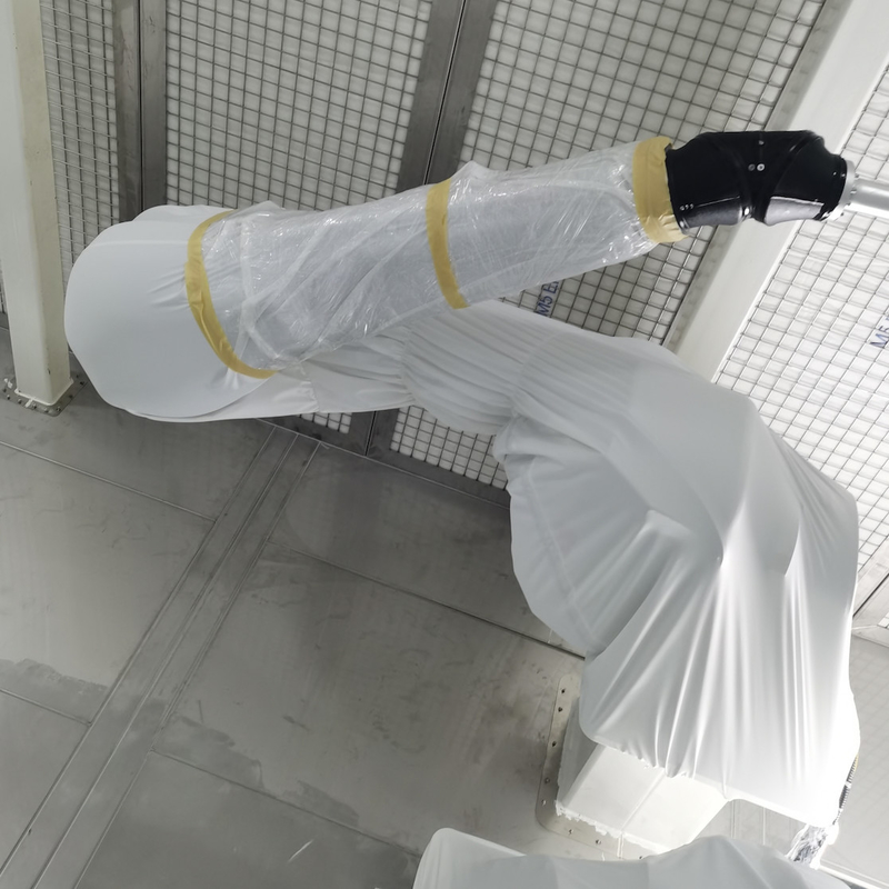 Verfärbungsbetrieb Roboter Schutzdeckel Integrierter Typ Anti-statischer Polyester