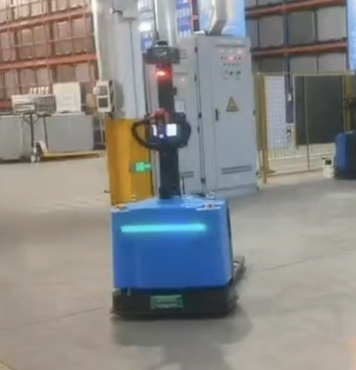 Automatisches Navigationsfahrzeug mit automatischem Ladegerät 1500 kg Lastkapazität 24 Stunden Langlebigkeit