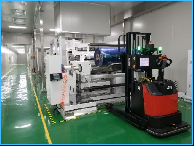 Roboter Gabelstapler AGV Einstellgeschwindigkeit 0-1500mm/s 270kg Selbstgewicht CE-zertifiziert