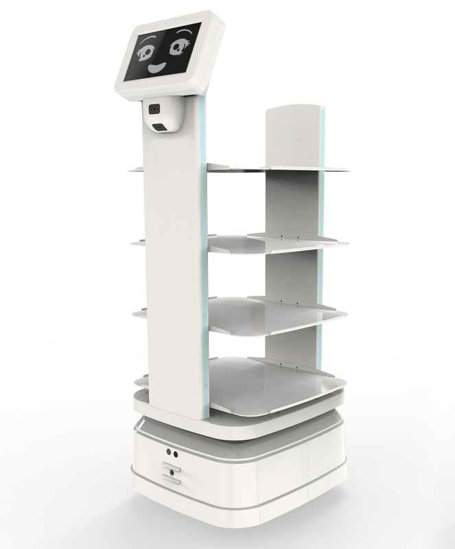 Erweiterter 6,5-Zoll-Hub-Motor Autonomer mobiler Roboter 500x Akkulaufzeit 4cm Kreuzung