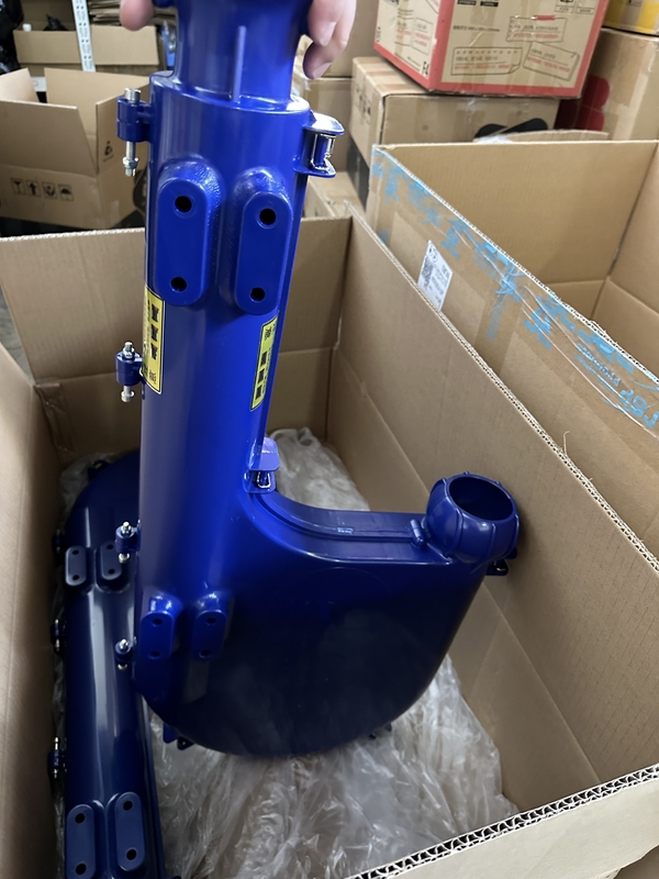 Schwarzer Roboter-Kleidungspaket Kabelmanagement Gerade Bar Bellows Modell EW-01-Fanuc-50-A136