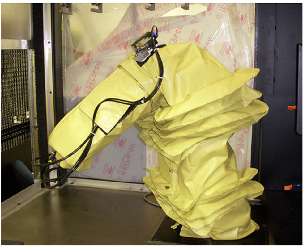 Industrie-Roboter-Schutzdeckel Wasserdichte Staubdichte Rüstung für ABB FANUC KUKA YASKAWA UR Reißverschluss Velcro