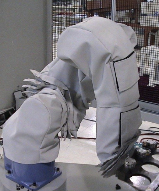 Industrie-Roboter-Schutzdeckel Wasserdichte Staubdichte Rüstung für ABB FANUC KUKA YASKAWA UR Reißverschluss Velcro